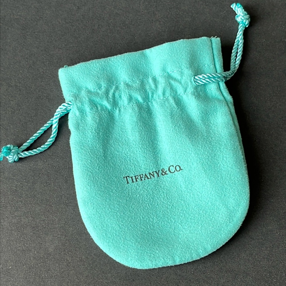 Tiffany & Co. Small Pouch Blue Dust Bag Satchel Jewelry Protector 3”x3” NWOT